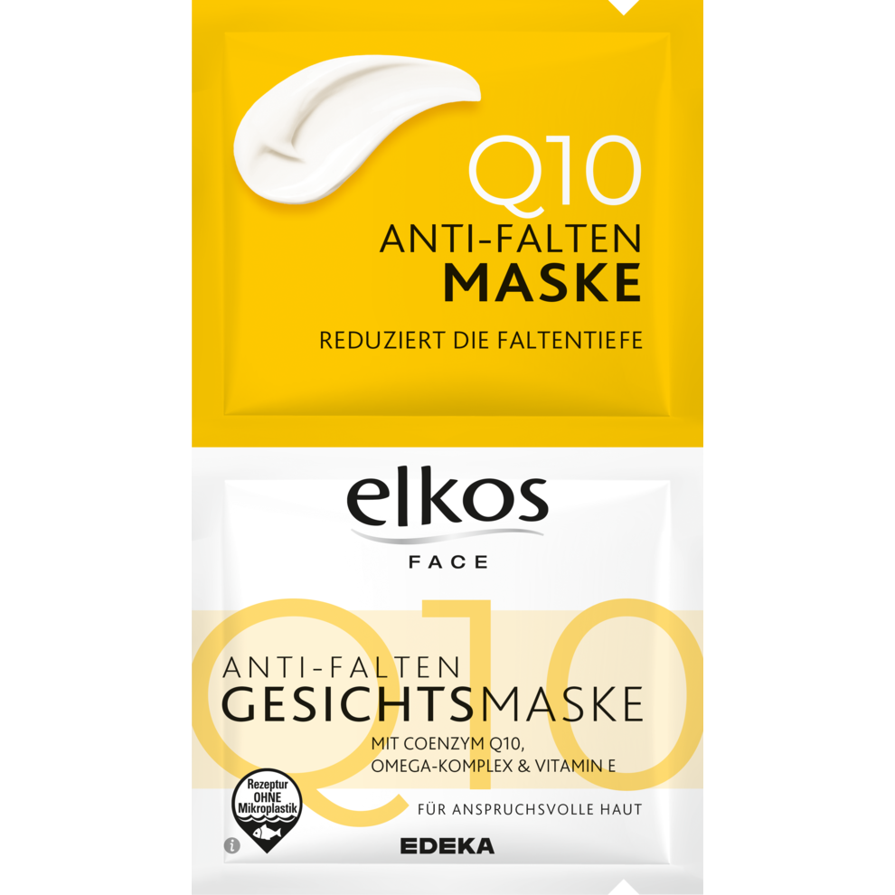 EDEKA elkos FACE Gesichtsmaske Anti Age Q10 2x8ml
