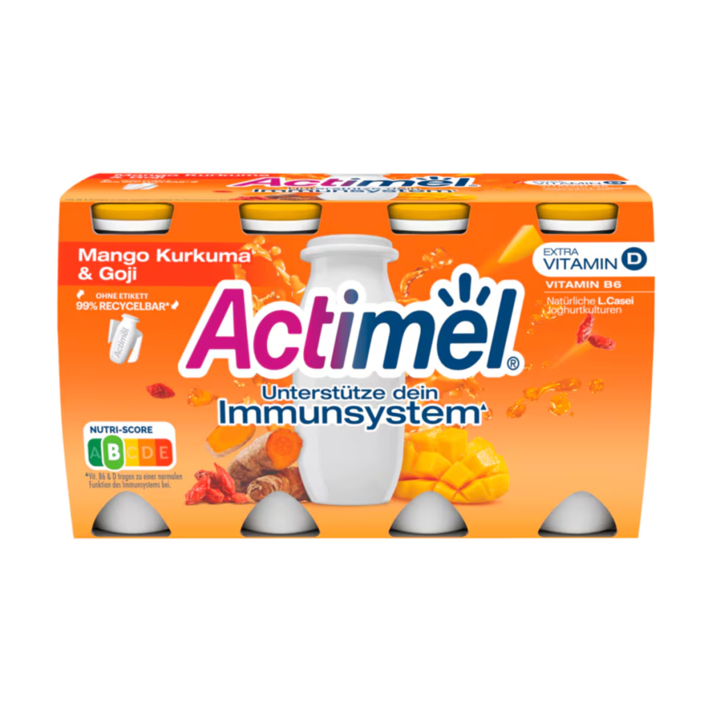 Actimel Mango-Kurkuma-Goji 8x100g