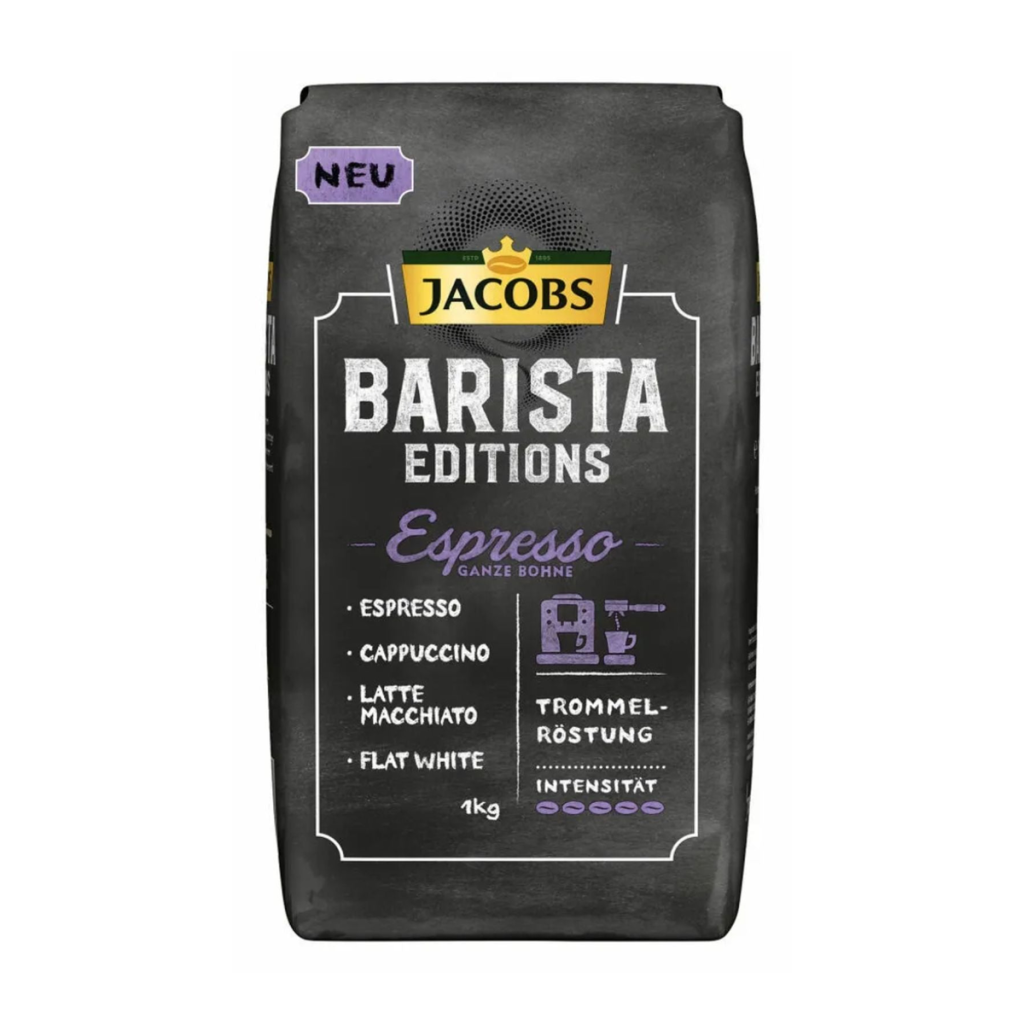Jacobs Barista Editions Kaffee Crema ganze Bohne 1kg