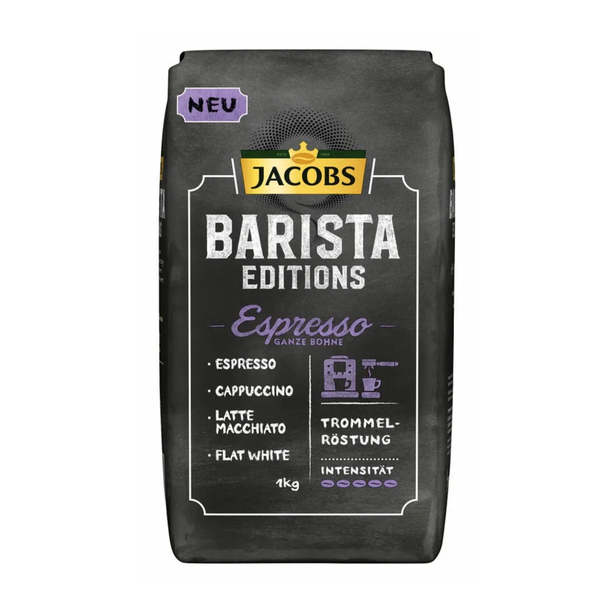 Jacobs Barista Editions Kaffee Crema ganze Bohne 1kg