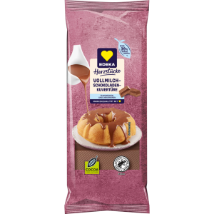EDEKA Herzstücke Kuvertüre Vollmilch 200g