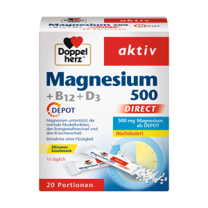 DH Magnesium 500+B12+D3 20Portionen 32g