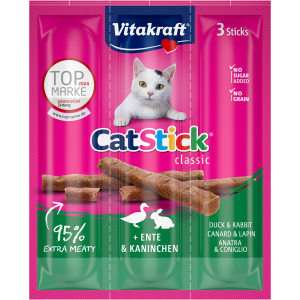 Vitakraft Cat-Stick Mini Ente/Kaninchen 3x6g