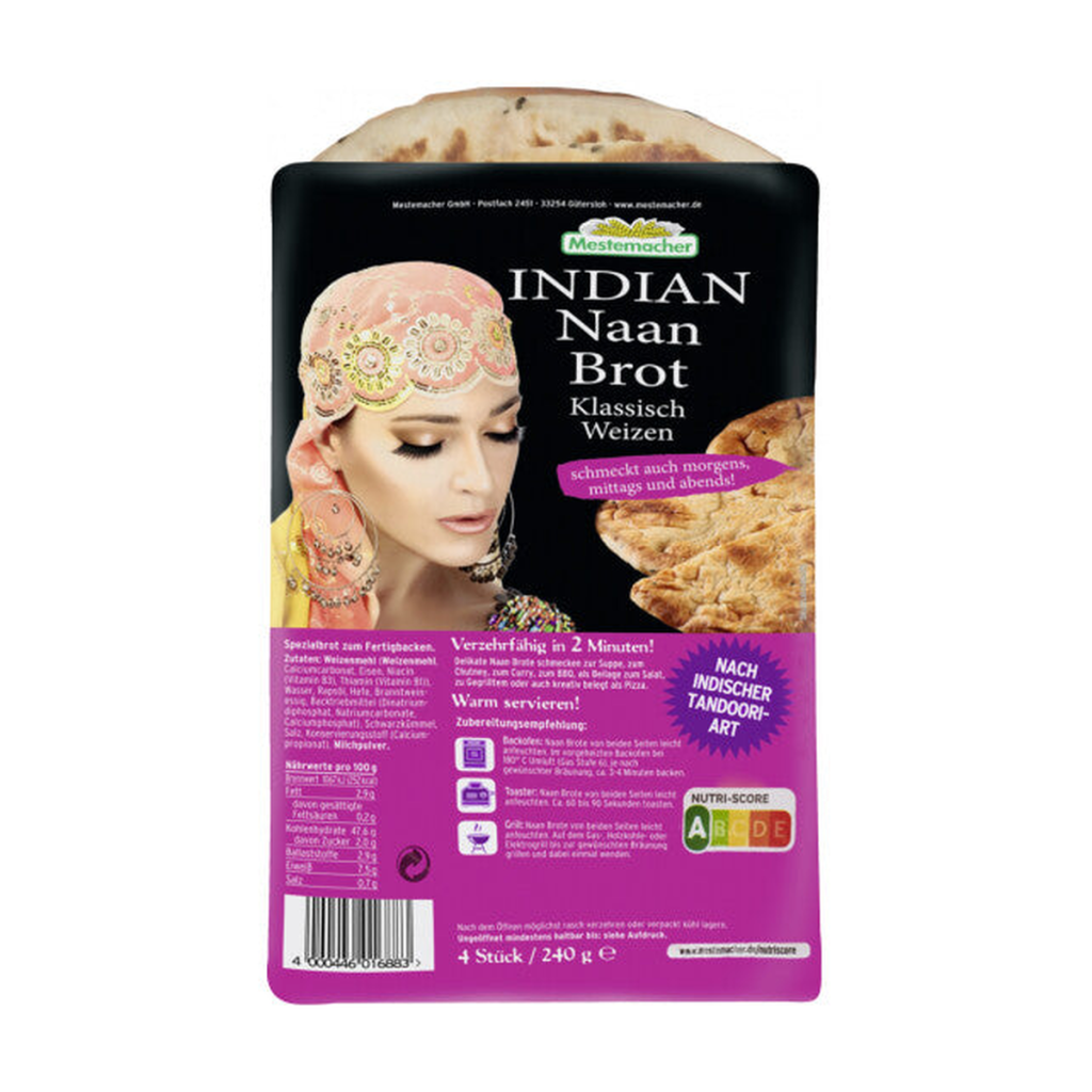 Mestemacher Naan Brot Klassisch 240g