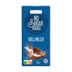 Frankonia Vollmilch-Tafel no sugar 80g