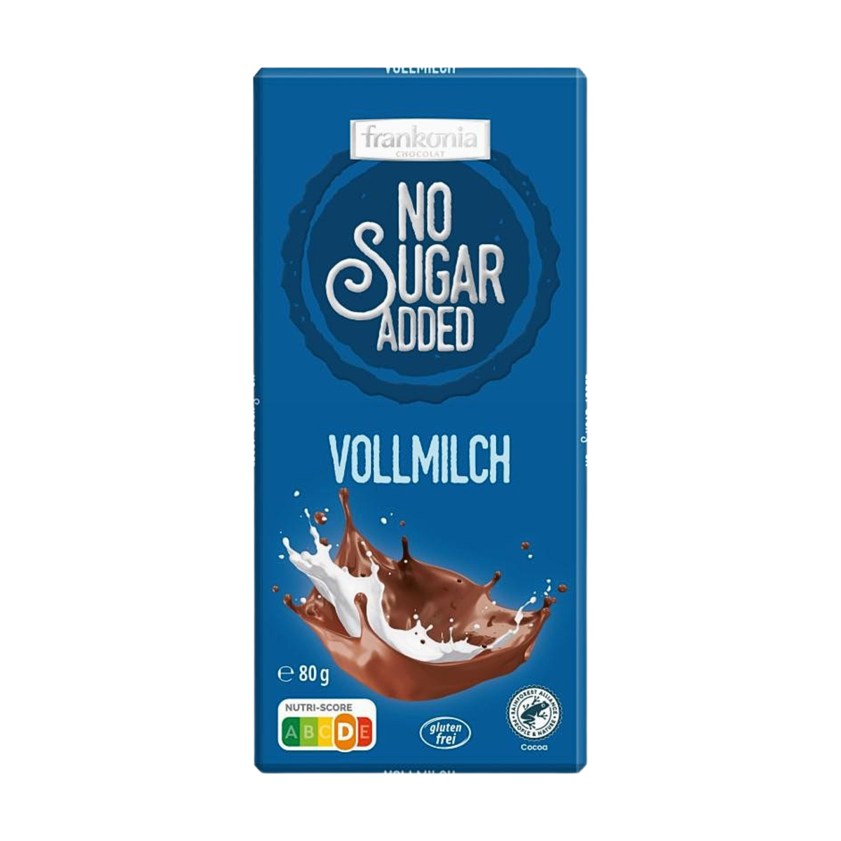 Frankonia Vollmilch-Tafel no sugar 80g