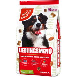 GUT&GÜNSTIG Lieblingsmenü mit Rind, Huhn,Hirse 4kg