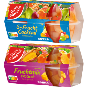 GUT&GÜNSTIG Fruchtmix/Fruchtcocktail 4x120g 2-fach 6ST DP