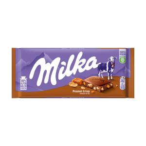 Milka Erdnuss Crisp Tafel 90g