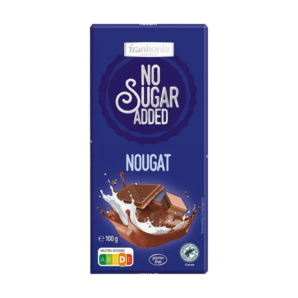 Frankonia No Sugar Added Nougat Schokolade 100g
