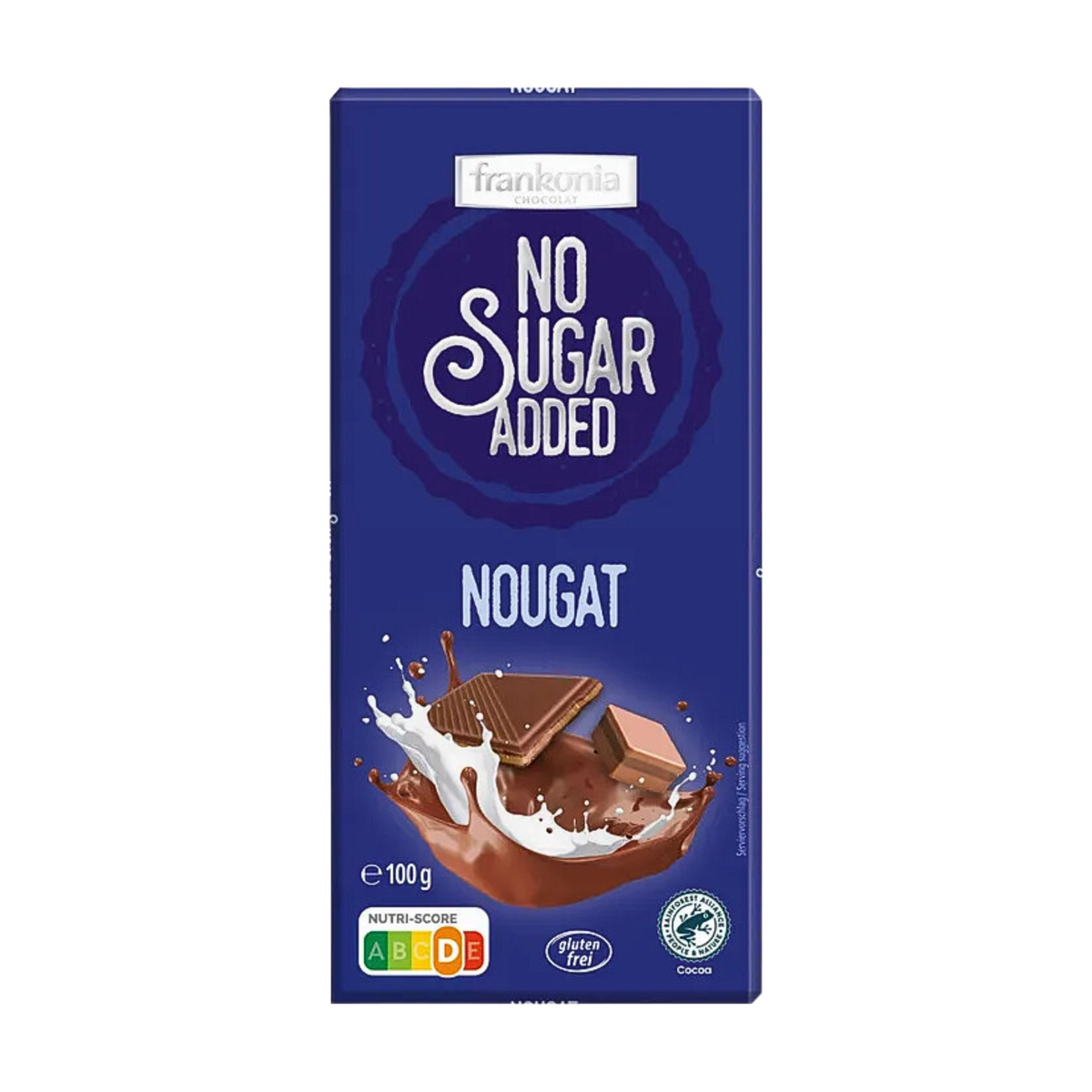 Frankonia No Sugar Added Nougat Schokolade 100g