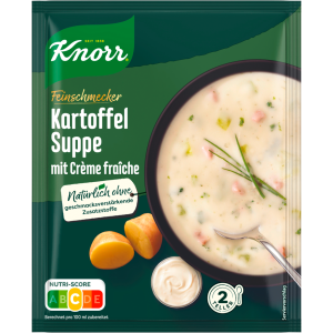Knorr Feinschmecker Kartoffel Creme Fraiche Suppe für 0,5l 70g
