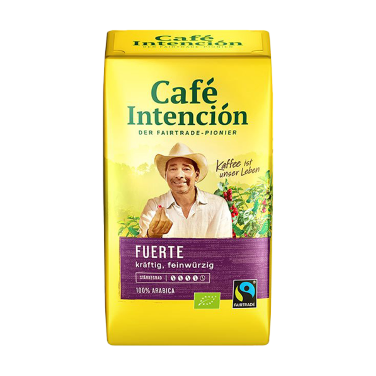 Bio Cafe Intencion Fuerte Fair Trade vakuumverpackt 500g