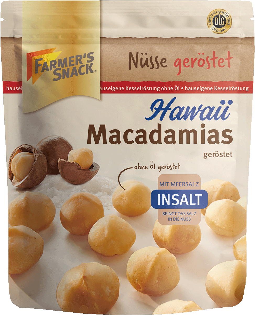 Farmers Snack Hawaii Macadamia geröstet&gesalzen 100g