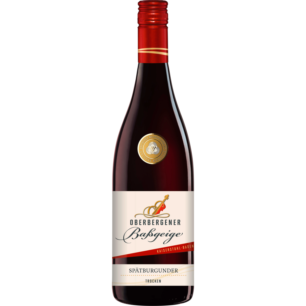 Oberbergener Baßgeige Spätburgunder Rotwein QbA trocken 0,75l