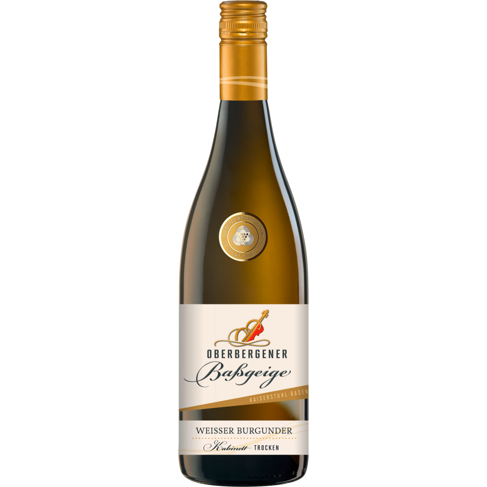Oberbergener Baßgeige Weißer Burgunder Kabinett trocken 0,75l