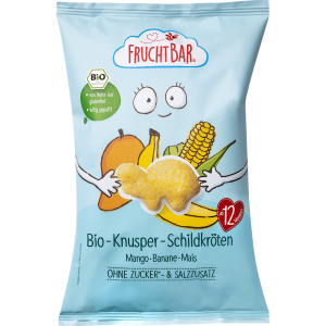 Bio Fruchtbar Knusper-Schildkröten Mango-Banane-Mais 30g