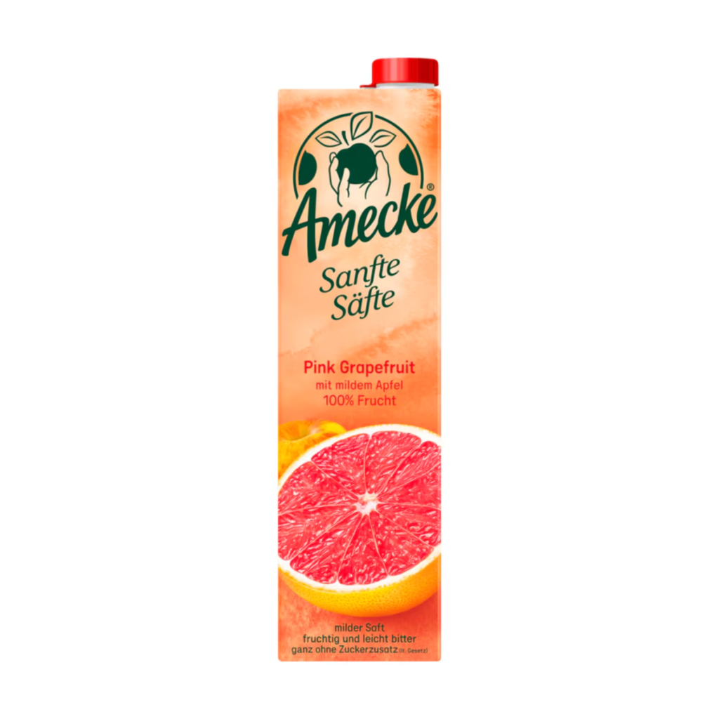 Amecke Sanfte Säfte Pink Grapefruit 1l EW