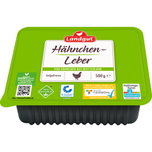 LANDGUT Hähnchenleber 500g VLOG QS ITW