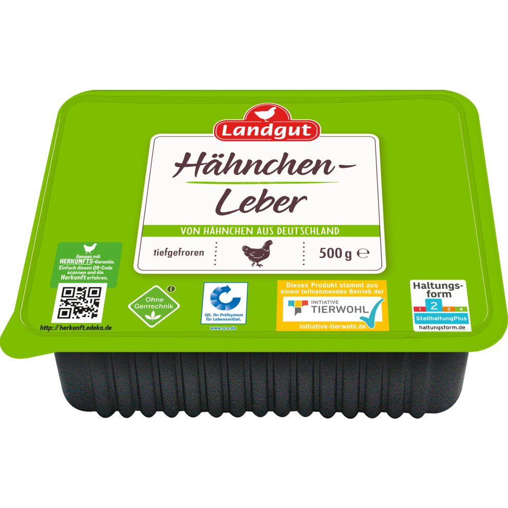 LANDGUT Hähnchenleber 500g VLOG QS ITW