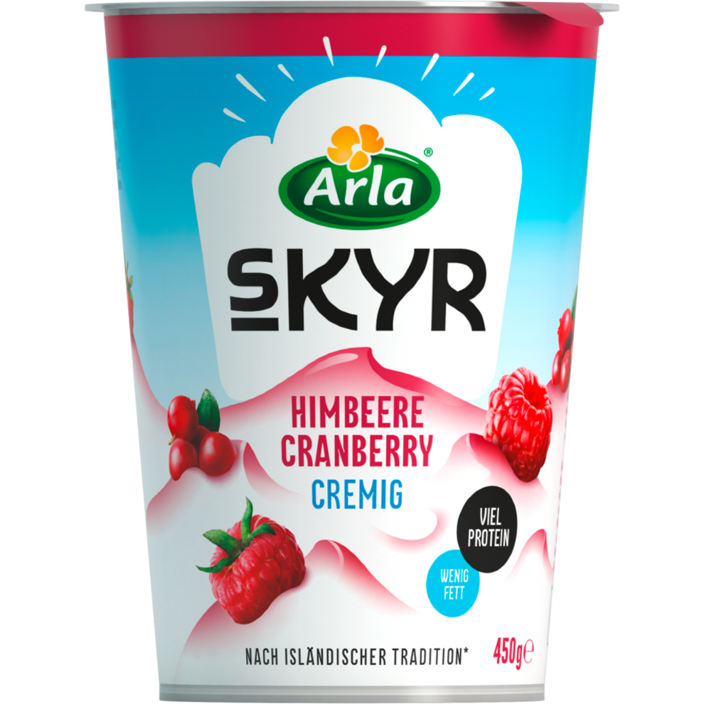 Arla Skyr Himbeere-Cranberry 450g