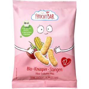 Bio Fruchtbar Knusper-Stangen Hirse-Erdbeere-Mais 30g
