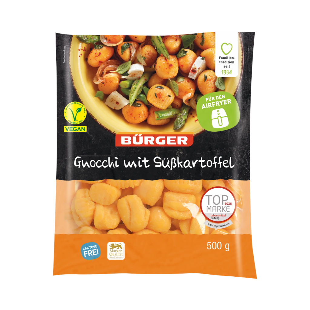 Bürger Gnocchi mit Süßkartoffel 500g