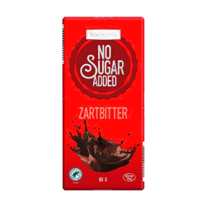 Frankonia Schokolade No Sugar Zartbitter 80g
