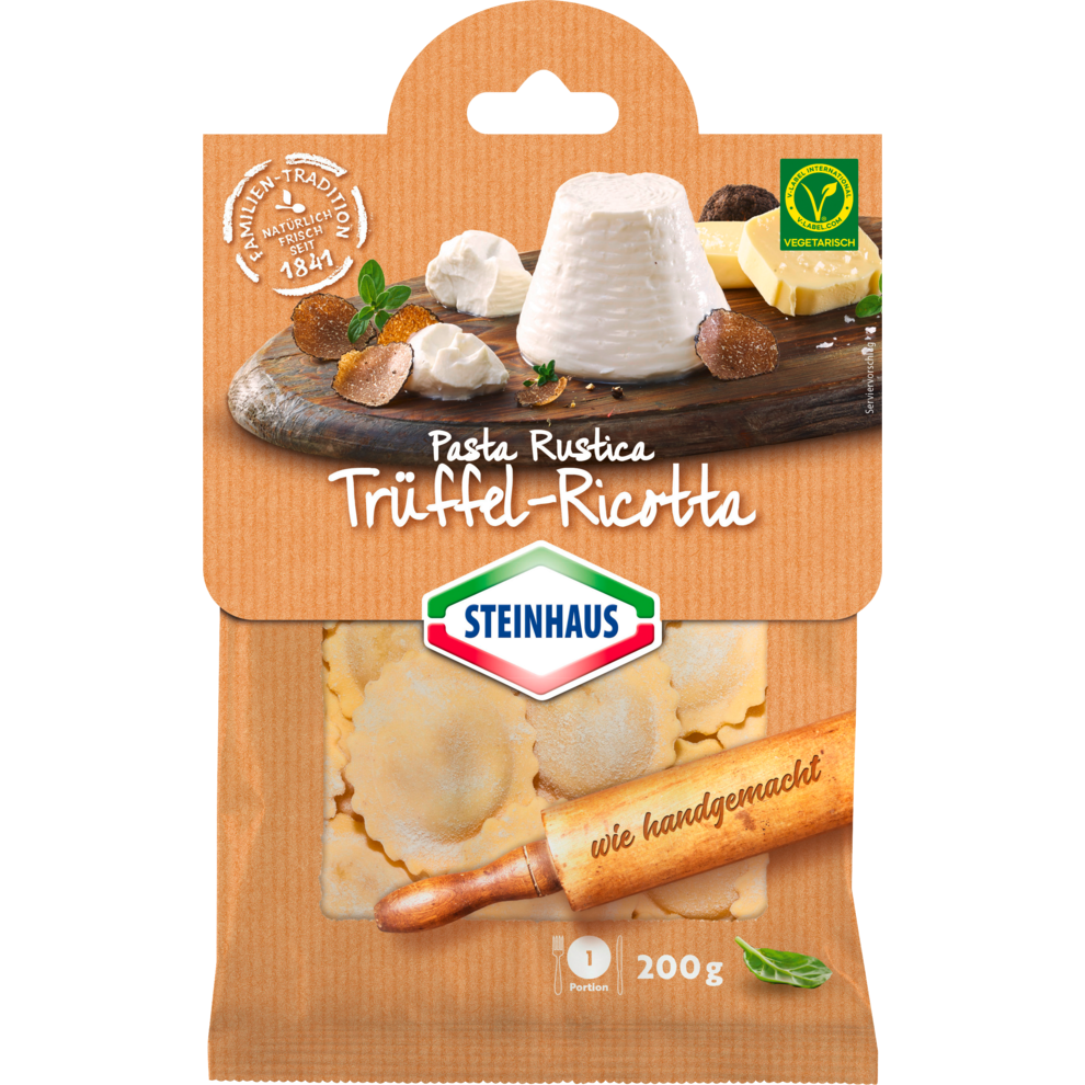 Pasta Rustica Ricotta-Trüffel-Tortelli 200g