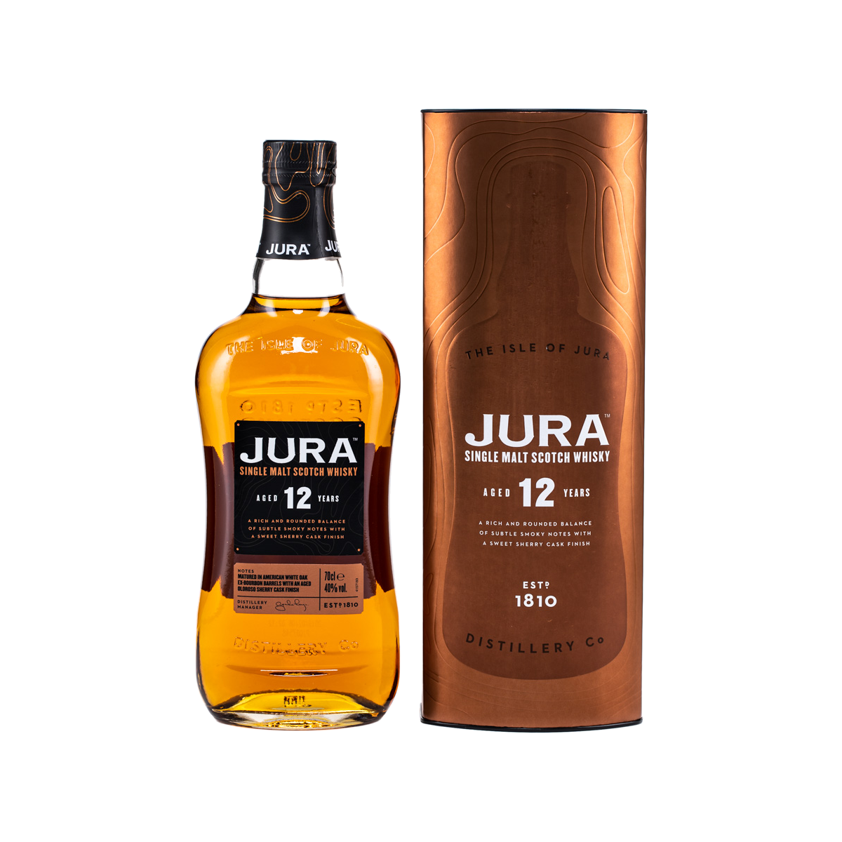 Jura 12Years Single Malt Scotch Whisky 40% GP 0,7l