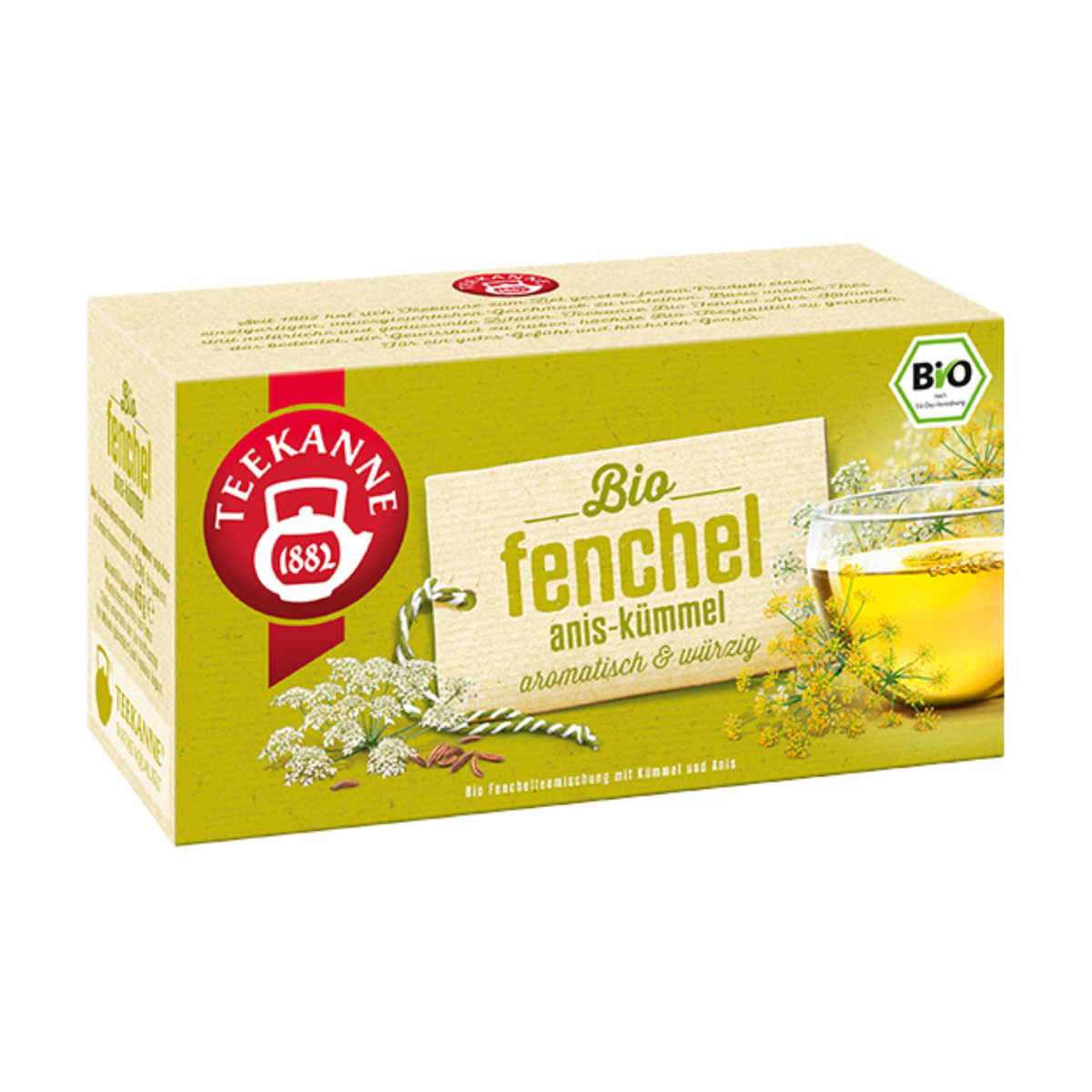 Bio Teekanne Fenchel Anis-Kümmel 18ST 45g