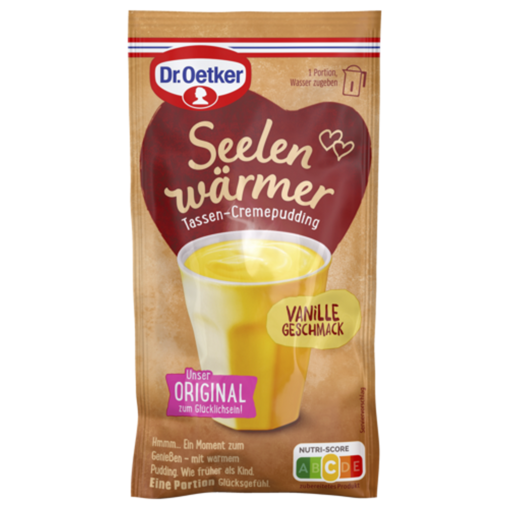 Dr.Oetker Seelenwärmer Tassenpudding Vanille-Geschmack für 150ml 58g