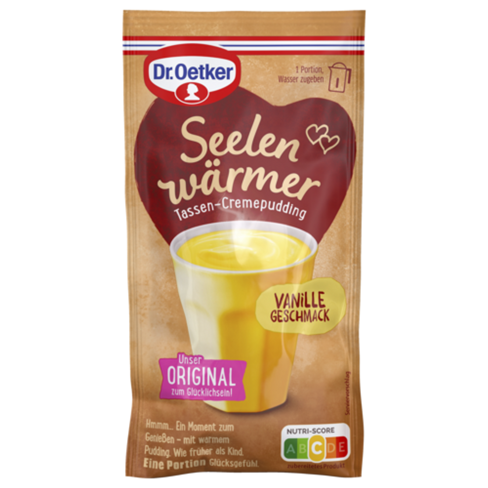 Dr.Oetker Seelenwärmer Tassenpudding Vanille-Geschmack für 150ml 58g