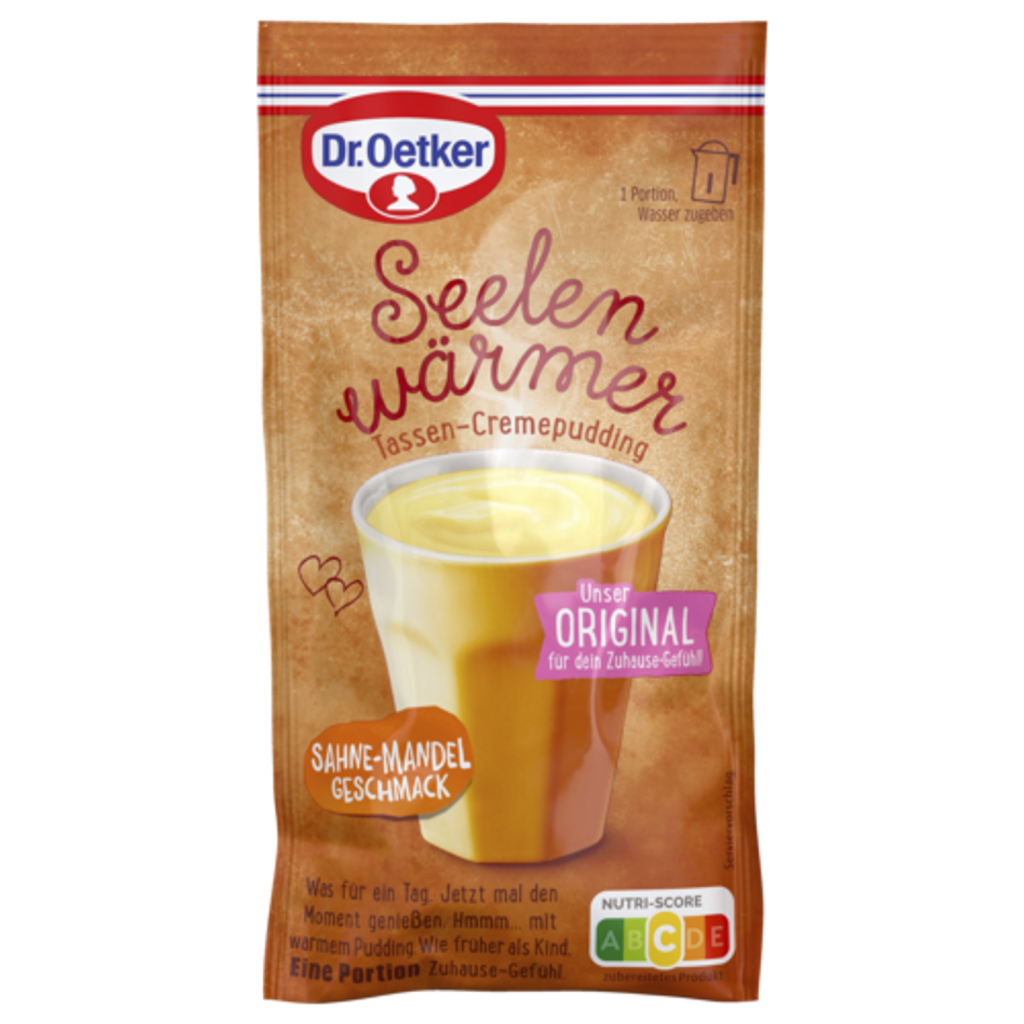 Dr.Oetker Seelenwärmer Tassenpudding Sahne-Mandel für 150ml 58g