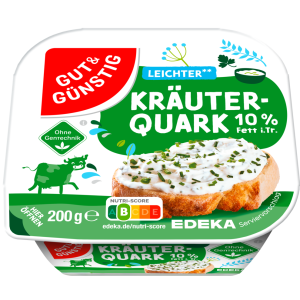 GUT&GÜNSTIG Kräuterquark leicht 10% Fett i.Tr.200g VLOG