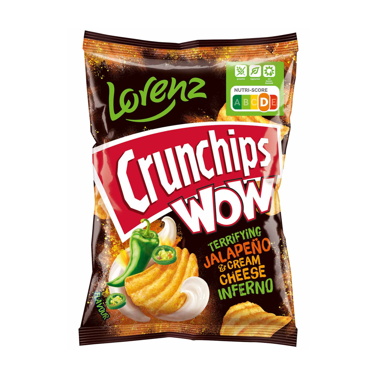 Crunchips Wow Jalapeno&Cream Cheese 110g