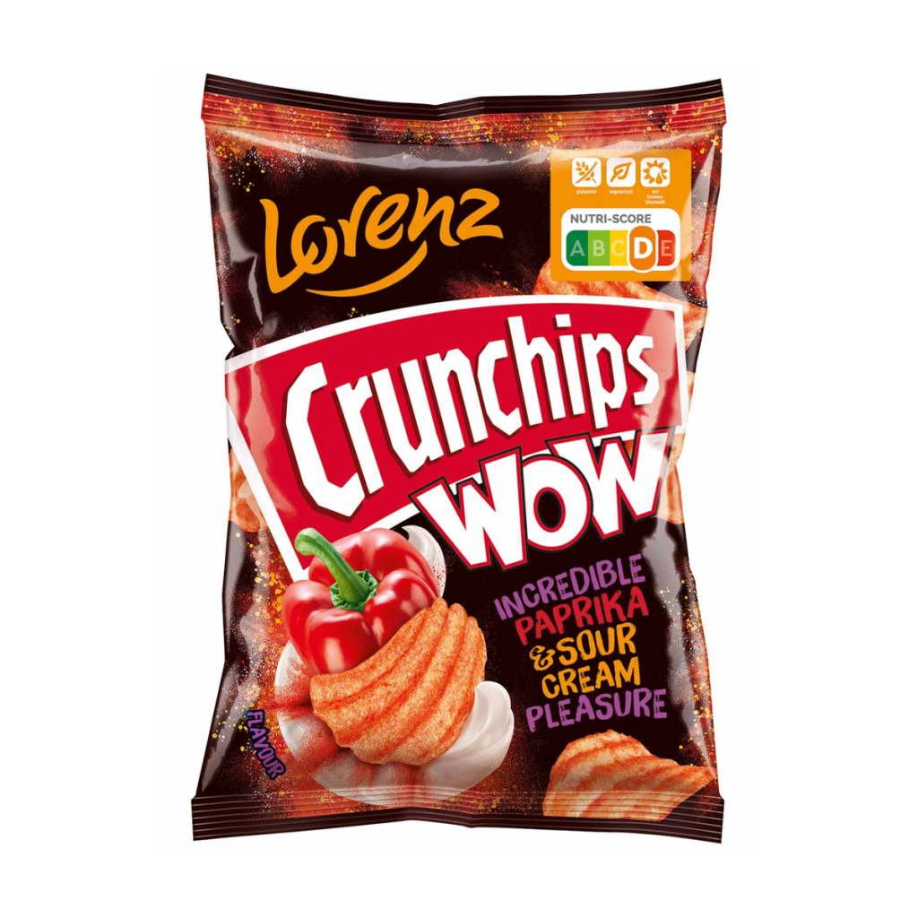 Crunchips Wow Paprika&Sour Cream 110g