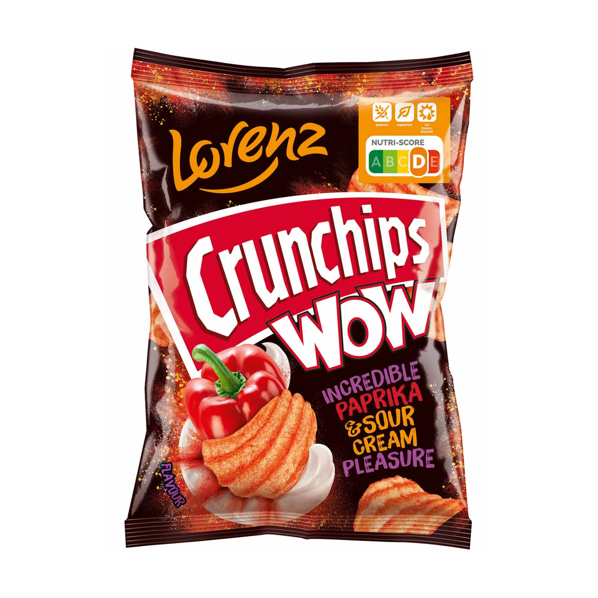 Crunchips Wow Paprika&Sour Cream 110g