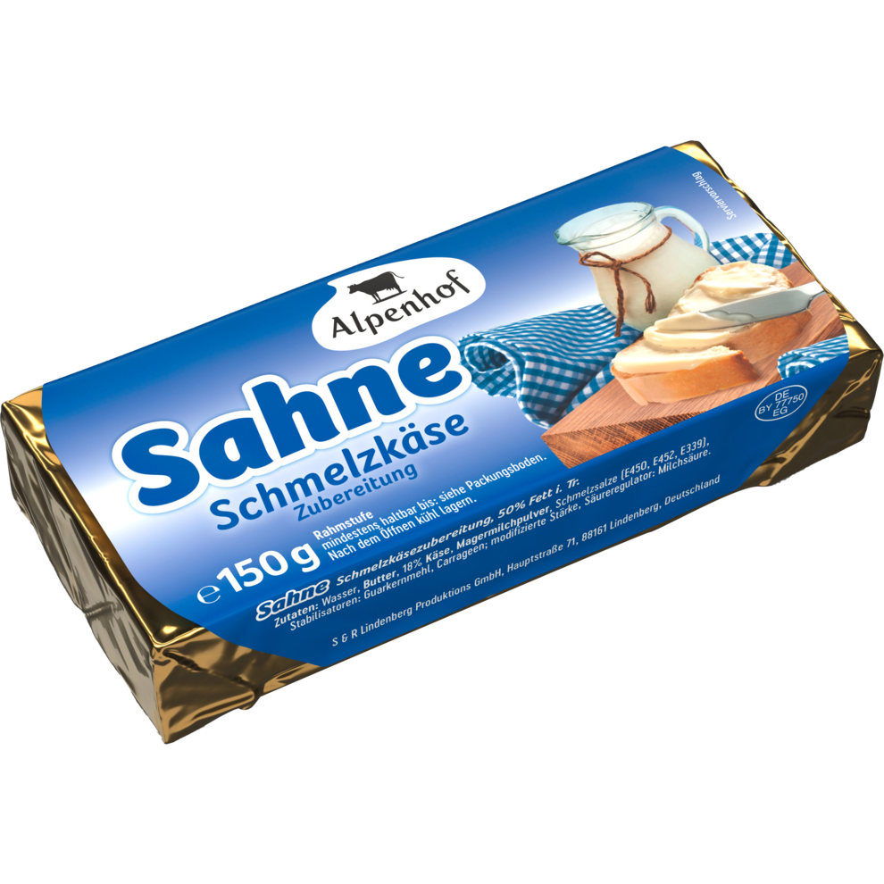Alpenhof Sahne Blöckchen Rahmstufe 150g