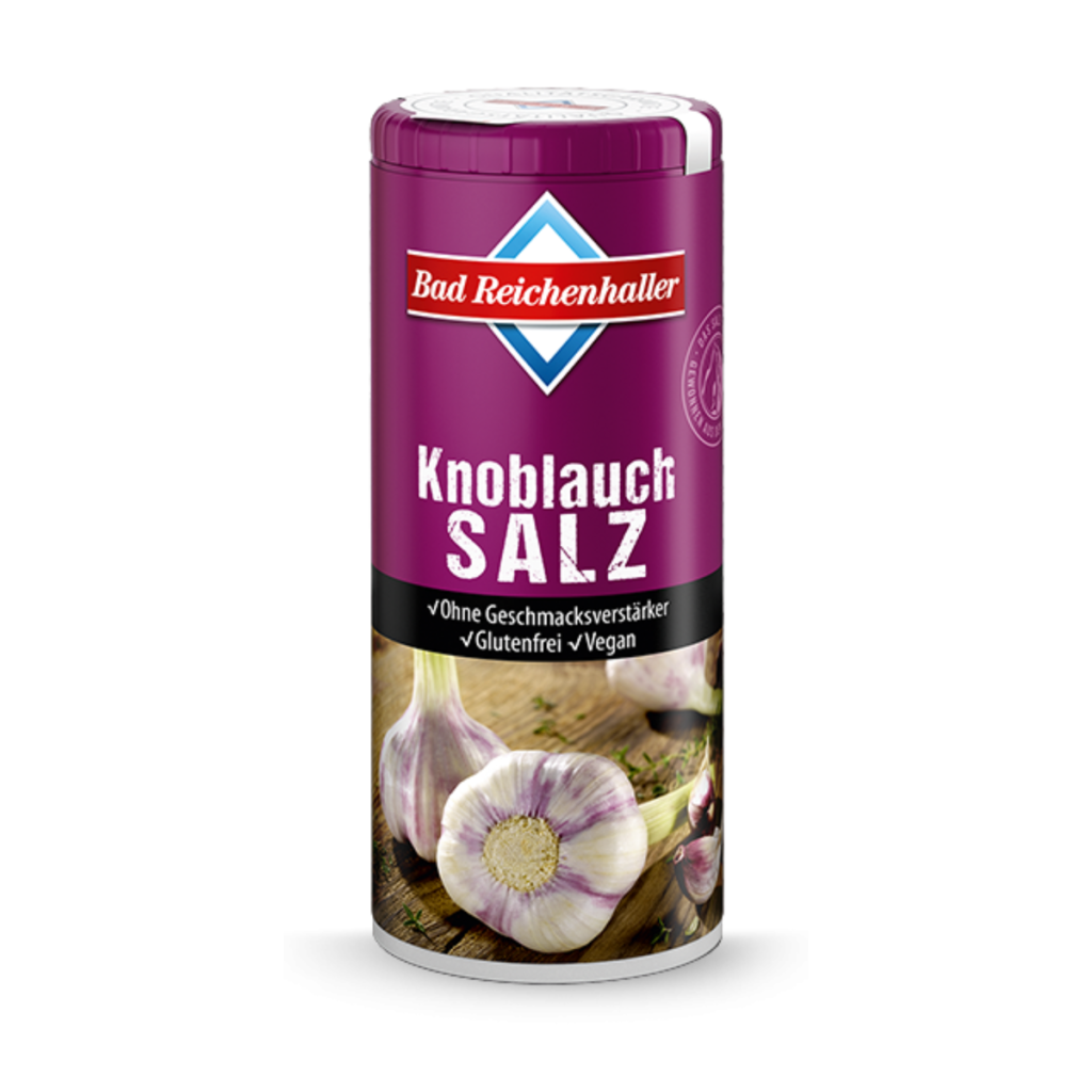 Bad Reichenhaller Knoblauchsalz mit Folsäure 90g