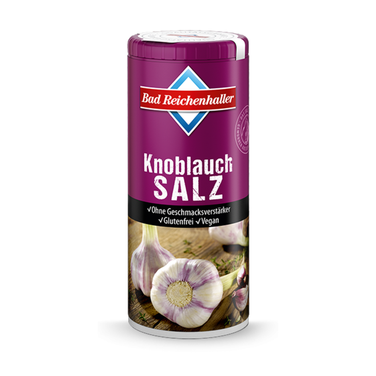 Bad Reichenhaller Knoblauchsalz mit Folsäure 90g