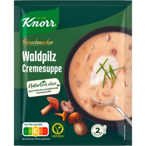 Knorr Feinschmecker Waldpilz Suppe für 500ml 48g