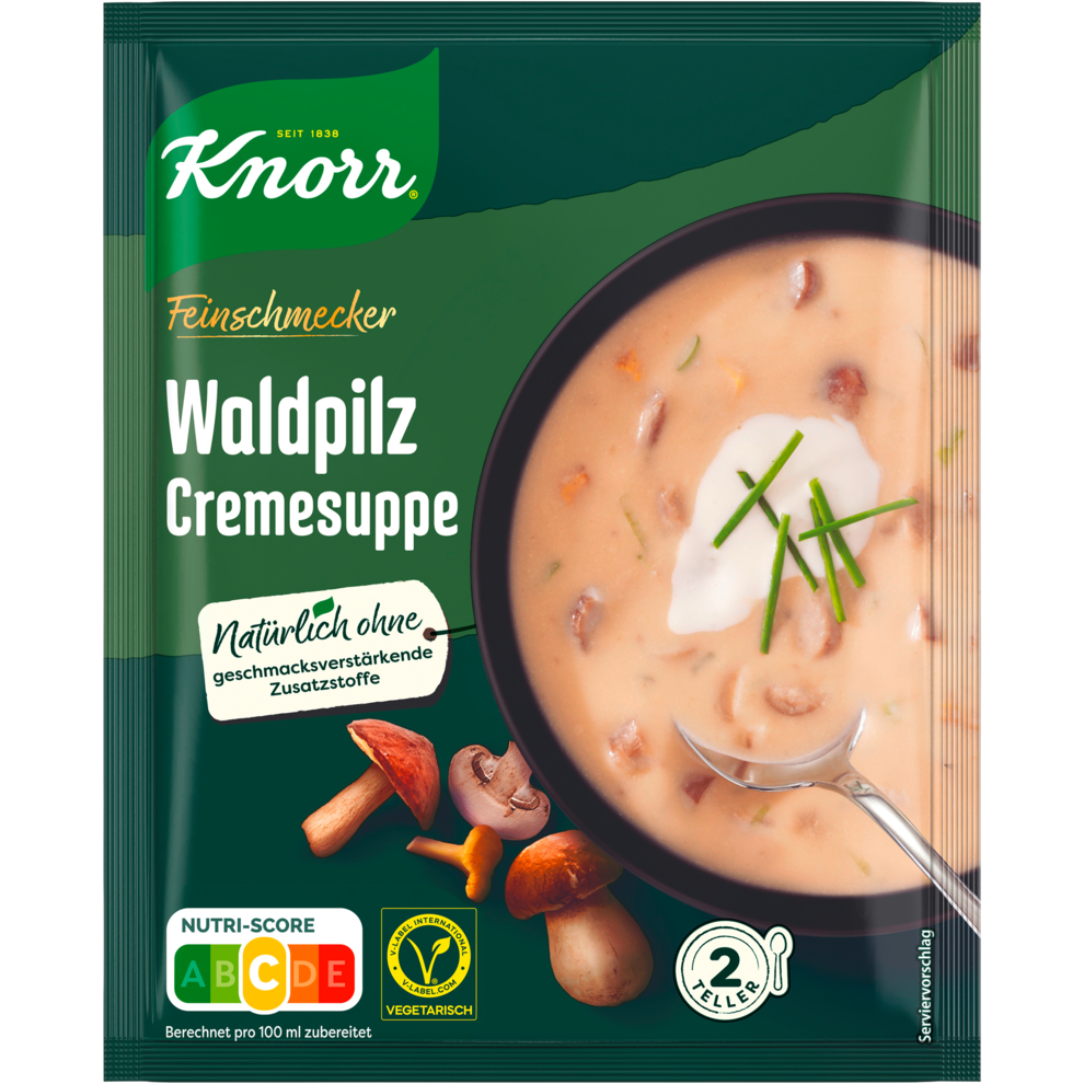 Knorr Feinschmecker Waldpilz Suppe für 500ml 48g