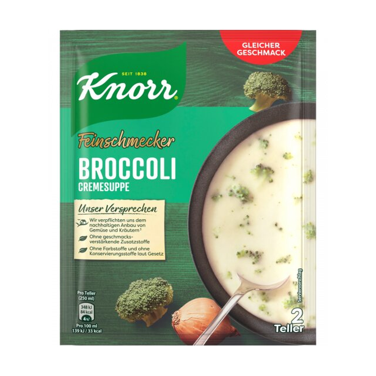 Knorr Feinschmecker Broccoli Suppe für 500ml 50g