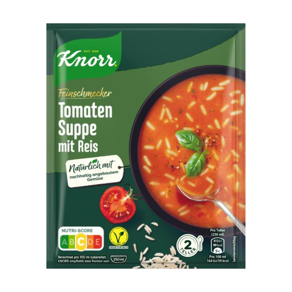 Knorr Гурман томаты рис суп, 500ml 49g