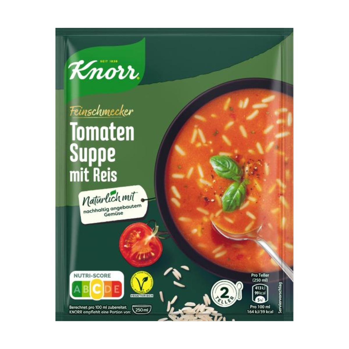 Knorr Гурман томаты рис суп, 500ml 49g