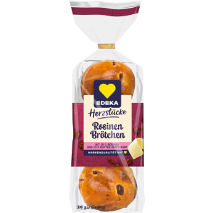 EDEKA Herzstücke Rosinenbrötchen 300g