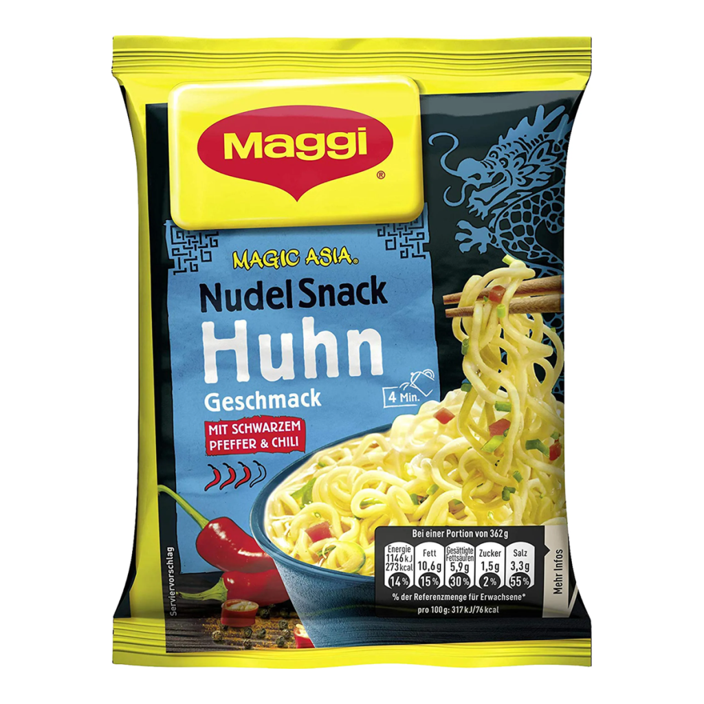 Maggi Magic Asia Nudel Snack Instant Huhn 62g