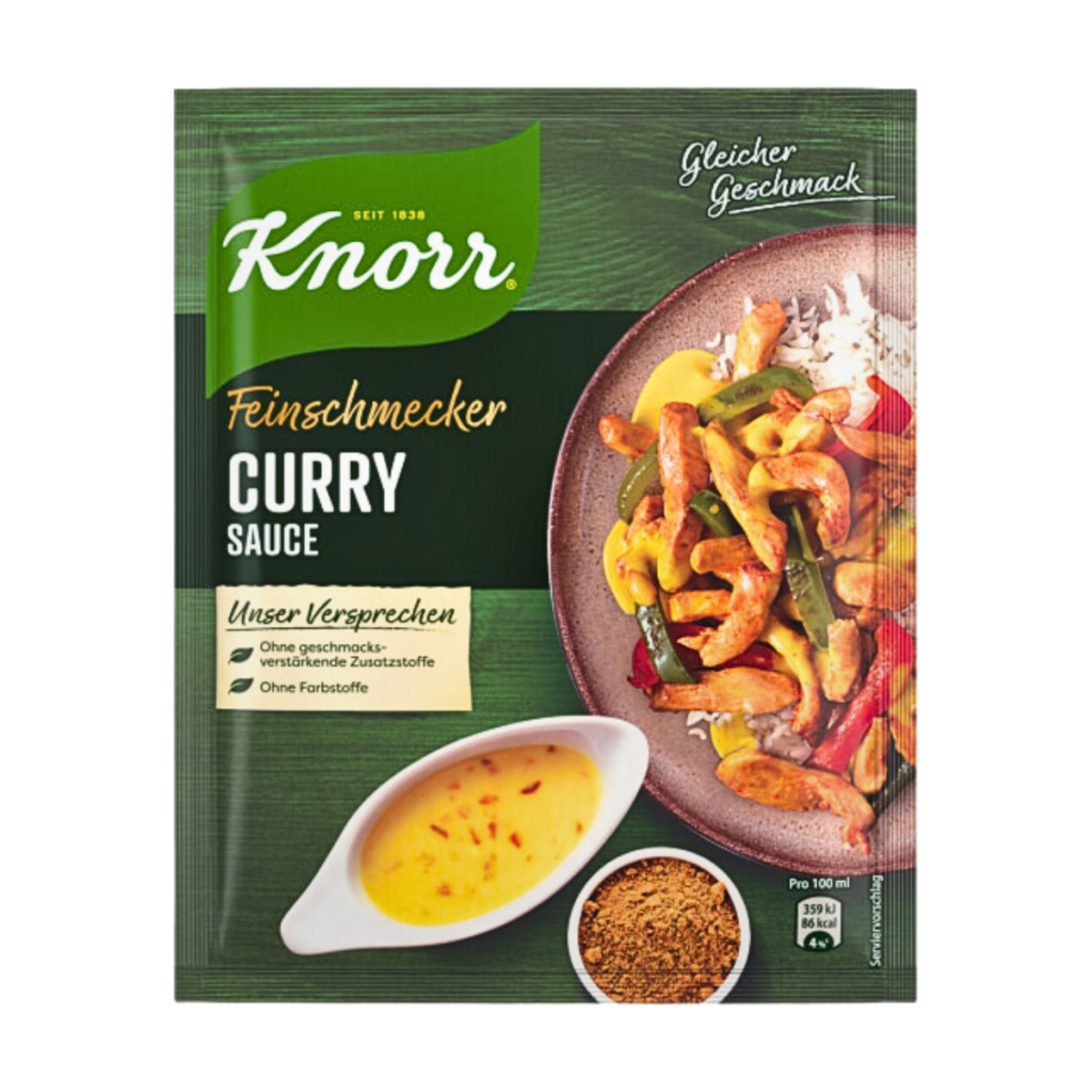 Knorr Гурман карри соус, 250ml 47g
