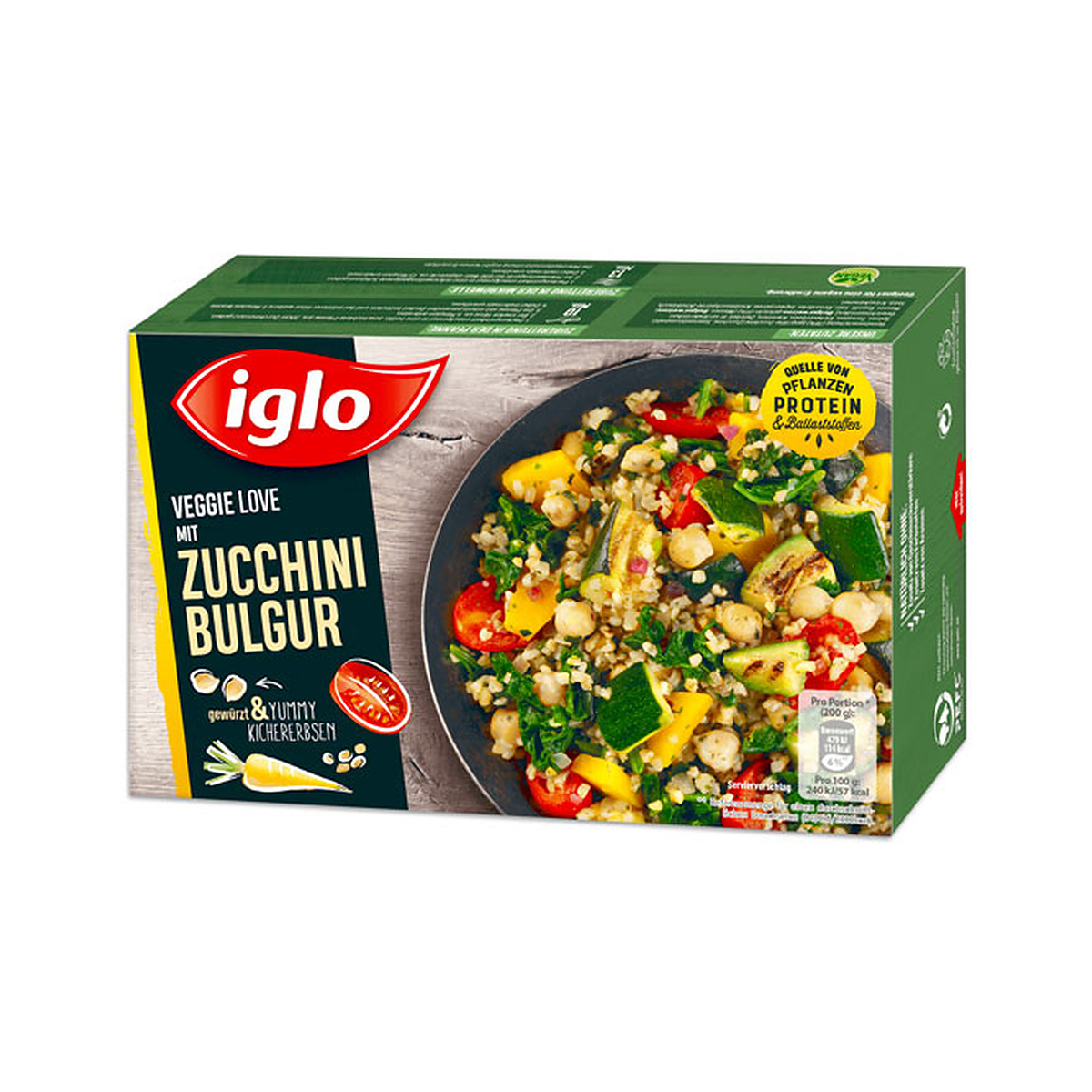 Iglo Veggie Love mit Zucchini Bulgur 400g